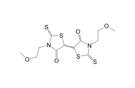3,3'-bis-(2-methoxyethyl)-2,2'-dithioxo-[5,5']bithiazolidinylidene-4,4'-dione