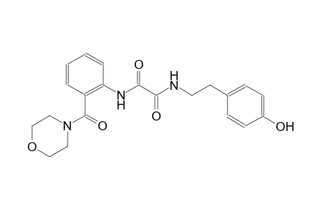 ethanediamide, N~1~-[2-(4-hydroxyphenyl)ethyl]-N~2~-[2-(4-morpholinylcarbonyl)phenyl]-