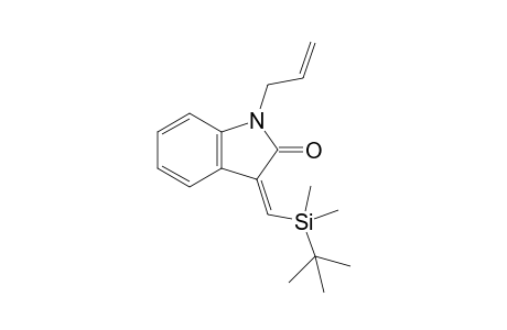 (3Z)-1-allyl-3-[[tert-butyl(dimethyl)silyl]methylene]indolin-2-one