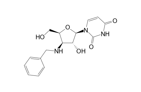 1-[(2R,3R,4R,5S)-3-hydroxy-5-(hydroxymethyl)-4-[(phenylmethyl)amino]-2-oxolanyl]pyrimidine-2,4-dione