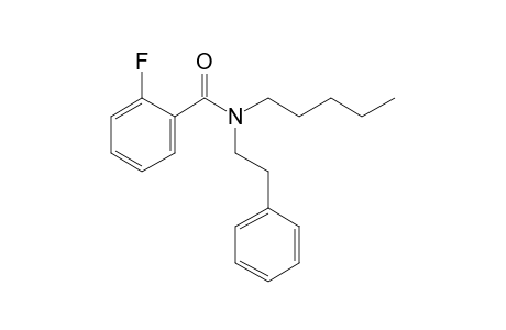 Benzamide, 2-fluoro-N-(2-phenylethyl)-N-pentyl-