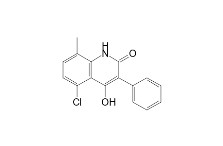 5-Chloro-4-hydroxy-8-methyl-3-phenyl-2(1H)-quinolone