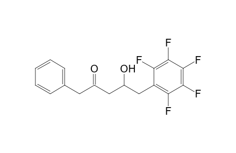 4-Hydroxy-5-(2,3,4,5,6-pentafluorophenyl)-1-phenyl-2-pentanone