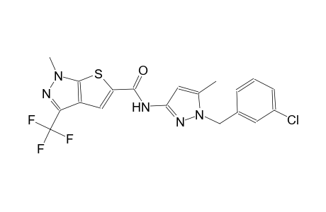 1H-thieno[2,3-c]pyrazole-5-carboxamide, N-[1-[(3-chlorophenyl)methyl]-5-methyl-1H-pyrazol-3-yl]-1-methyl-3-(trifluoromethyl)-