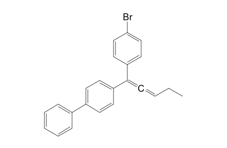 1-(p-Phenylphenyl)-1-(4'-bromophenyl)penta-1,2-diene