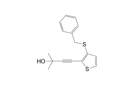 3-Benzylthio-2-(3-hydroxy-3-methyl-1-butynyl)thiophene