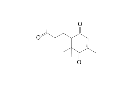 2,6,6-Trimethyl-3-(3-oxobutyl)-5-cyclohexene-1,4-dione
