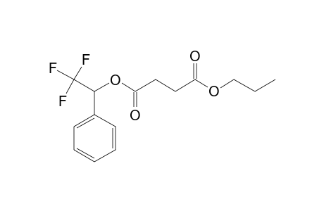 Succinic acid, 1-phenyl-2,2,2-trifluoroethyl propyl ester