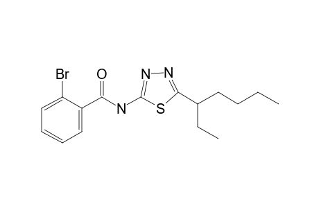 Benzenecarboxamide, 2-bromo-N-[5-(1-ethylpentyl)-1,3,4-thiadiazol-2-yl]-