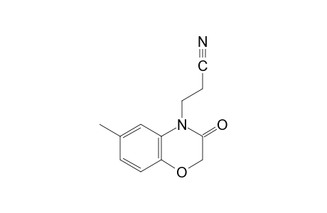3-(6-Methyl-2H-1,4-benzoxazin-3(4H)-one-4-yl)-propionitrile