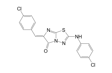 2-(4-Chlorophenylamino)-6-(4-chlorobenzylidene)imidazo[2,1-b]-1,3,4-thiadiazol-5(6H)-one