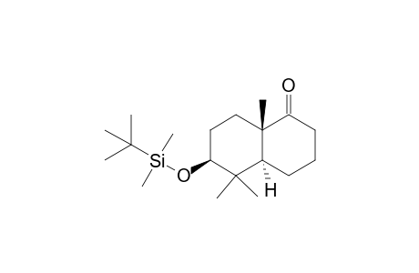 (4aR,6R,8aR)-6-[tert-butyl(dimethyl)silyl]oxy-5,5,8a-trimethyl-3,4,4a,6,7,8-hexahydro-2H-naphthalen-1-one