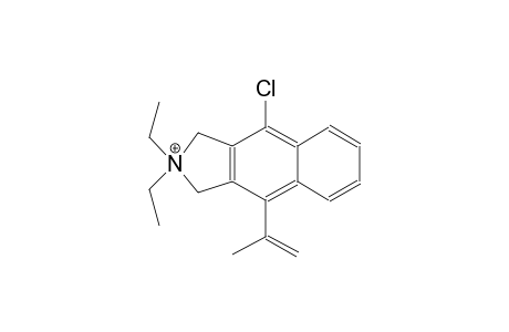 4-chloro-2,2-diethyl-9-isopropenyl-2,3-dihydro-1H-benzo[f]isoindolium