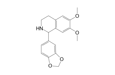 1-(3,4-Methylenedioxyphenyl)-6,7-dimethoxy-1,2,3,4-tetrahydroisoquinoline