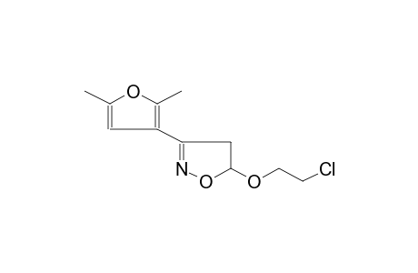 2,5-DIMETHYL-3-[5-(2-CHLOROETHOXY)-2-ISOXAZOLIN-3-YL]FURAN
