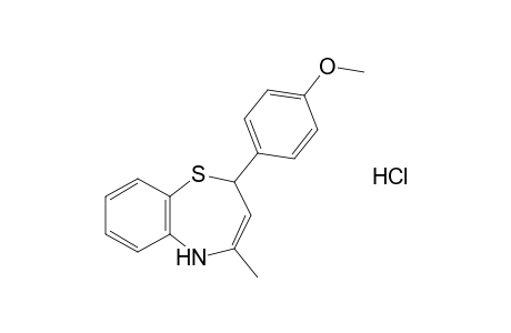 2,5-dihydro-2-(p-methoxyphenyl)-4-methyl-1,5-benzothiazepine