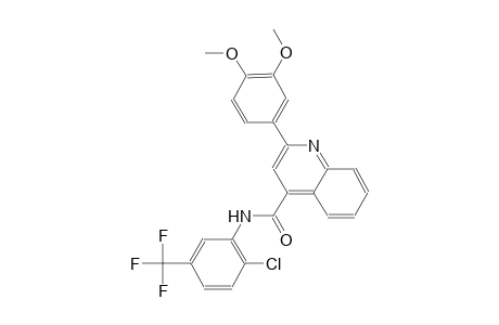 N-[2-chloro-5-(trifluoromethyl)phenyl]-2-(3,4-dimethoxyphenyl)-4-quinolinecarboxamide