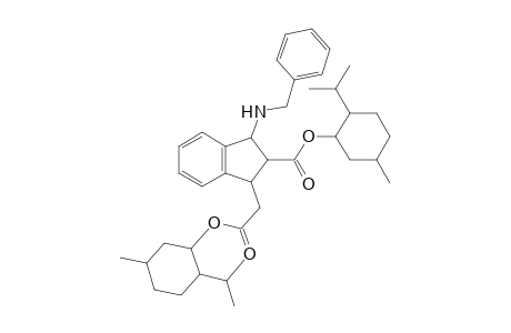 Menthyl 1-(benzylamino)-3-[(menthoxycarbonyl)methyl]-2-indanecarboxylate