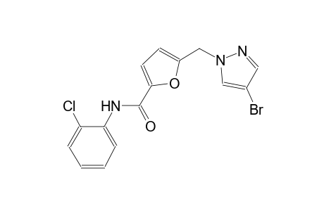 5-[(4-bromo-1H-pyrazol-1-yl)methyl]-N-(2-chlorophenyl)-2-furamide