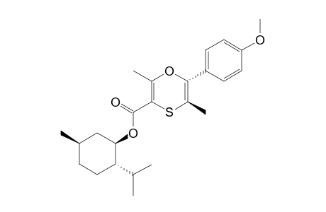 2,5-Dimethyl-6-(4-methoxyphenyl)-3-[(2-isopropyl-5-methylcyclohexyloxy)carbonyl]-1,4-oxathiin