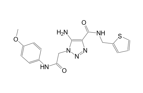 5-amino-1-[2-(4-methoxyanilino)-2-oxoethyl]-N-(2-thienylmethyl)-1H-1,2,3-triazole-4-carboxamide