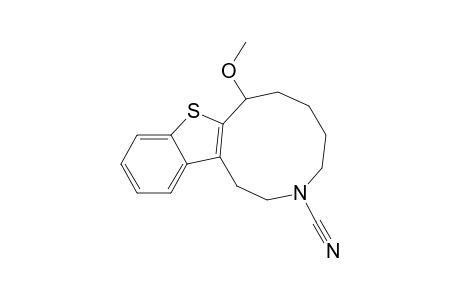 Benzothieno[3,2-d]azecine-3(2H)-carbonitrile, 1,4,5,6,7,8-hexahydro-8-methoxy-