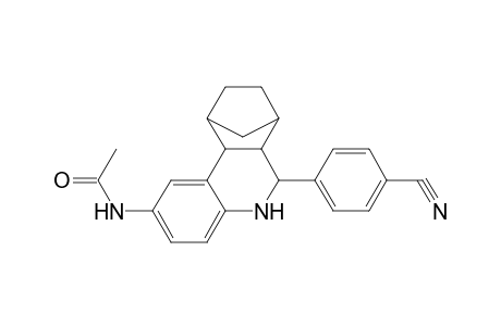 Acetamide, N-[3-(4-cyanophenyl)-4-azatetracyclo[10.2.1.0(2,11).0(5,10)]pentadeca-5,7,9-trien-8-yl]-