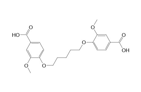 1',5'-Bis(4-Carboxy-2-methoxyphenoxy)pentane
