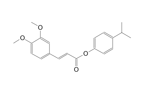 2-propenoic acid, 3-(3,4-dimethoxyphenyl)-, 4-(1-methylethyl)phenyl ester, (2E)-