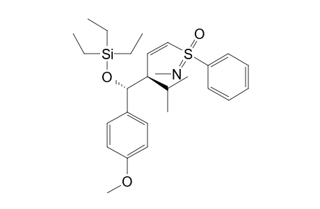 (-)-TRIETHYL-[(Z)-(1R,2R)-2-ISOPROPYL-4-[(S)-N-METHYL-S-PHENYL-SULFONIMIDOYL]-1-(4-METHOXPHENYL)-BUT-3-ENYLOXY]-SILANE