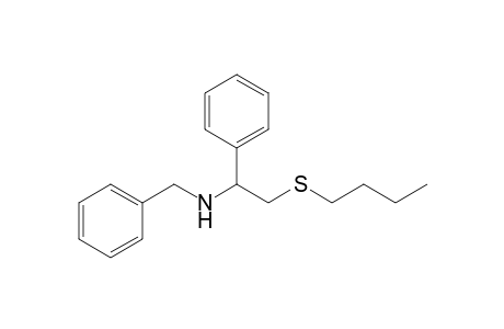 2-(butylthio)-1-phenyl-N-(phenylmethyl)ethanamine