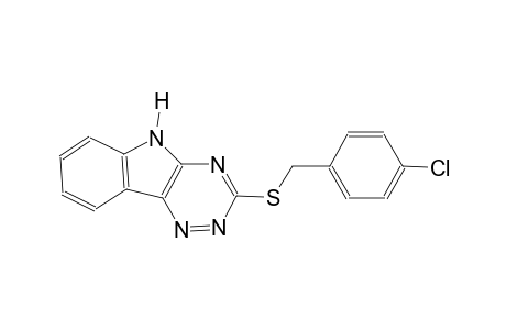 4-chlorobenzyl 5H-[1,2,4]triazino[5,6-b]indol-3-yl sulfide