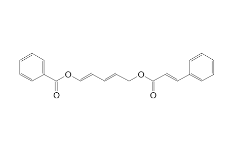 2-Propenoic acid, 3-phenyl-, 5-(benzoyloxy)-2,4-pentadienyl ester, (E,E,E)-