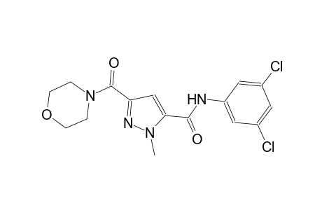 N-(3,5-dichlorophenyl)-1-methyl-3-(4-morpholinylcarbonyl)-1H-pyrazole-5-carboxamide
