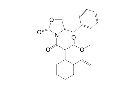 Methyl 3-(2'-oxo-4'-benzyl-3'-oxazolidinyl)-3-oxo-2-(2'-vinylcyclohexyl)propionate