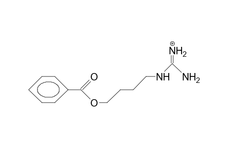 Benzoic acid, 4-guanidino-butyl ester cation