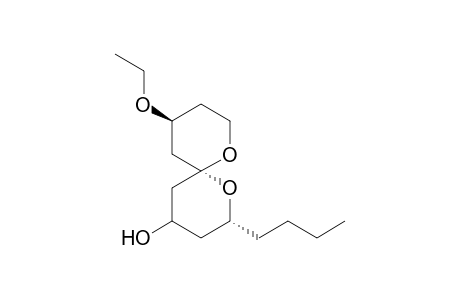 (2R,4RS,6R,10S)-2-Butyl-10-ethoxy-1,7-dioxaspiro[5.5]undecan-4-ol
