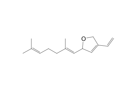 2-(2,6-Dimethylhepta-1,5-dienyl)-4-vinyl-2,5-dihydrofuran