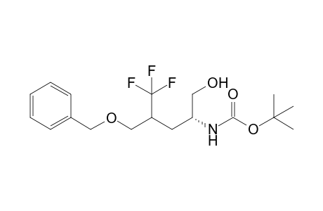 N-[(1R)-3-(benzoxymethyl)-4,4,4-trifluoro-1-methylol-butyl]carbamic acid tert-butyl ester