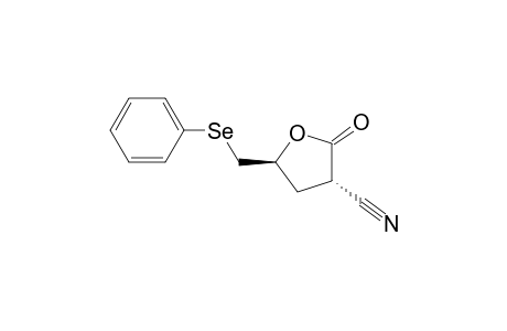 3-Furancarbonitrile, tetrahydro-2-oxo-5-[(phenylseleno)methyl]-, trans-