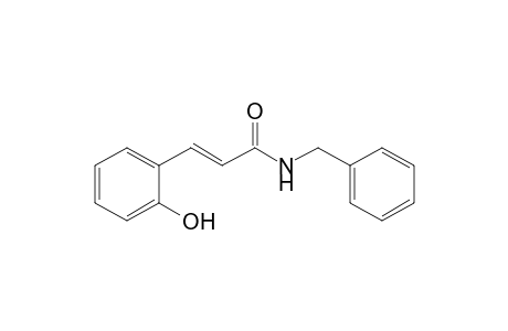 (E)-3-(2-hydroxyphenyl)-N-(phenylmethyl)-2-propenamide