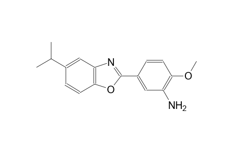 5-(5-isopropyl-1,3-benzoxazol-2-yl)-2-methoxyaniline