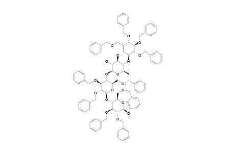 METHYL-O-[4,6-DIDEOXY-4-[(1R,4R,5S,6S)-4,5,6-TRIBENZYLOXY-3-(BENZYLOXYMETHYL-CYCLOHEX-2-ENYL]-AMINO-BETA-D-GLUCOSYL]-(1->4)-O-(2,3,6-TRI-O-BENZYL-