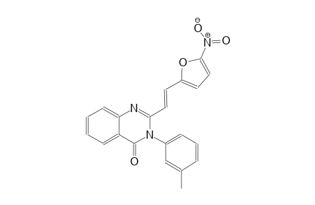 3-(3-methylphenyl)-2-[(E)-2-(5-nitro-2-furyl)ethenyl]-4(3H)-quinazolinone