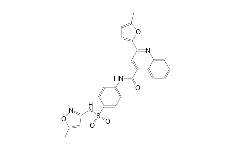 2-(5-methyl-2-furyl)-N-(4-{[(5-methyl-3-isoxazolyl)amino]sulfonyl}phenyl)-4-quinolinecarboxamide