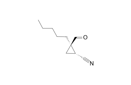 (1R,2R)-2-amyl-2-formyl-cyclopropanecarbonitrile