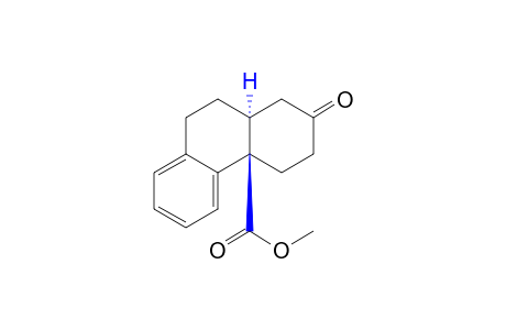 (+/-)-1,2,3,4,4a,9,10,10a alpha-octahydro-2-oxo-4a beta-phenanthrenecarboxylic acid, methyl ester