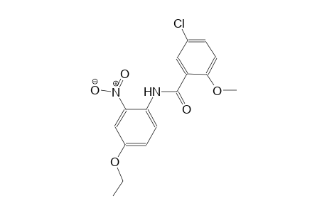 5-chloro-N-(4-ethoxy-2-nitrophenyl)-2-methoxybenzamide