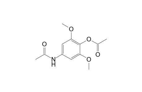 4-(Acetylamino)-2,6-dimethoxyphenyl Acetate