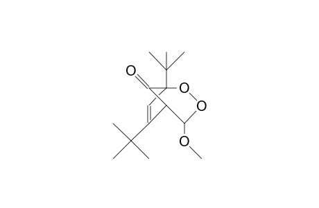 1,6-Di-tert-butyl-4-methoxy-2,3-dioxa-bicyclo(3.2.1)oct-6-en-8-one